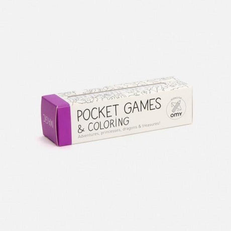 OMY: kolorowanka z grą Pocket Game & Coloring - Noski Noski