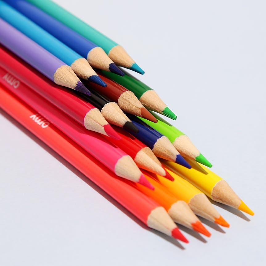 OMY: neonowe kredki ołówkowe Crayons Pop - Noski Noski