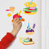 OMY: wielorazowe naklejki ścienne 100 Wall Stickers - Noski Noski