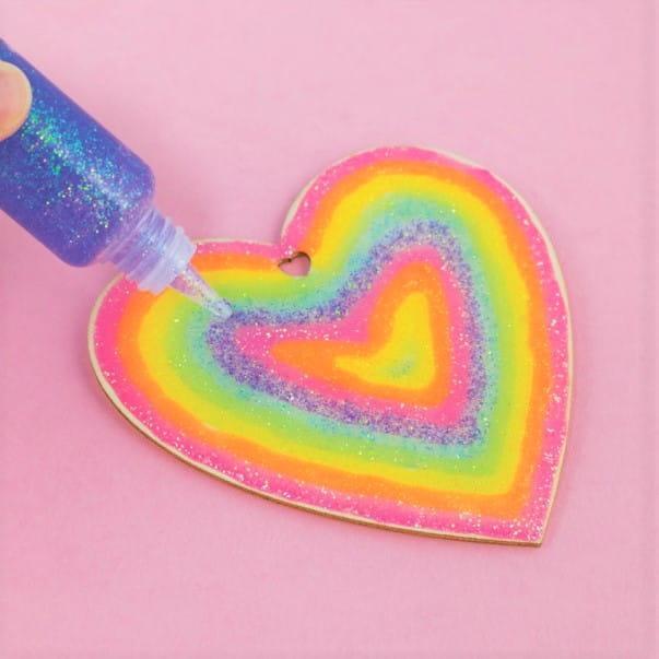 Ooly: brokatowe kleje w tubce Rainbow Sparkle Glitter Glue - Noski Noski