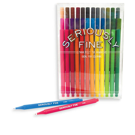 Markery Ooly Seriously Fine Tip 0,7 mm dla młodych artystów; wygodny chwyt, precyzyjne pisanie, cienkopisy wysokiej jakości.