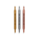 Ooly: dwustronne metaliczne flamastry Modern Trio Markers - Noski Noski