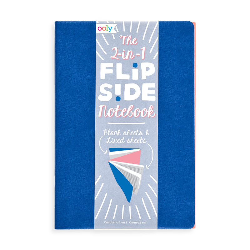 Ooly: dwustronny notatnik 2-in-1 Flipside Notebook - Noski Noski