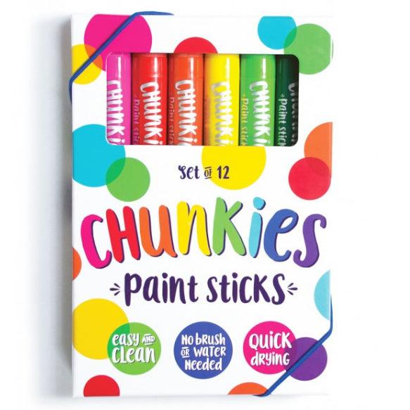 Ooly: farby w sztyfcie Chunkies Paint Sticks 12 szt. - Noski Noski