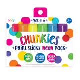 Ooly: farby w sztyfcie Chunkies Paint Sticks Neon 6 szt. - Noski Noski