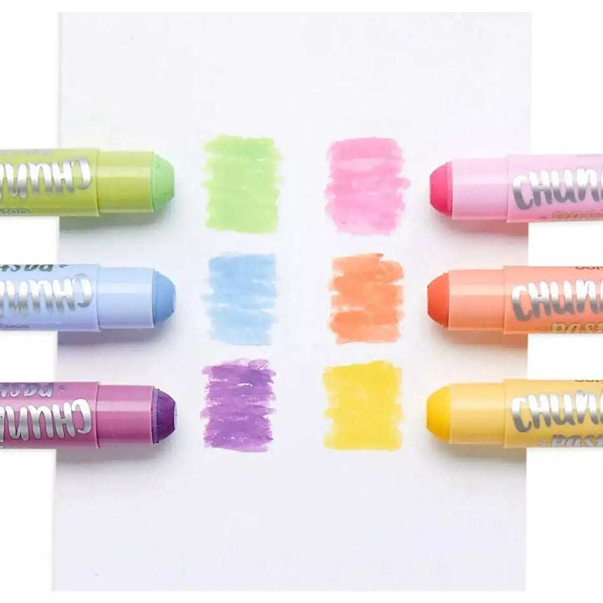 Ooly: farby w sztyfcie Chunkies Paint Sticks Pastel 6 szt. - Noski Noski