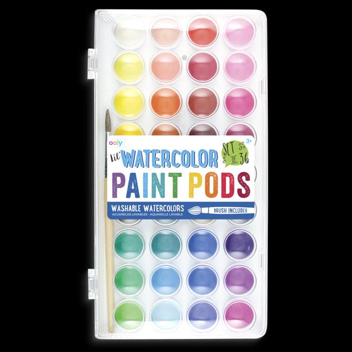 Ooly: farby wodne Lil' Watercolor Paint Pods - Noski Noski