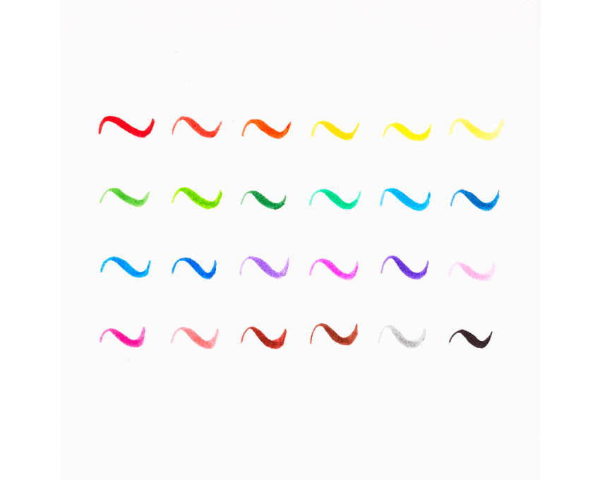 Ooly: flamastry pędzelkowe Brilliant Brush 24 kolory - Noski Noski