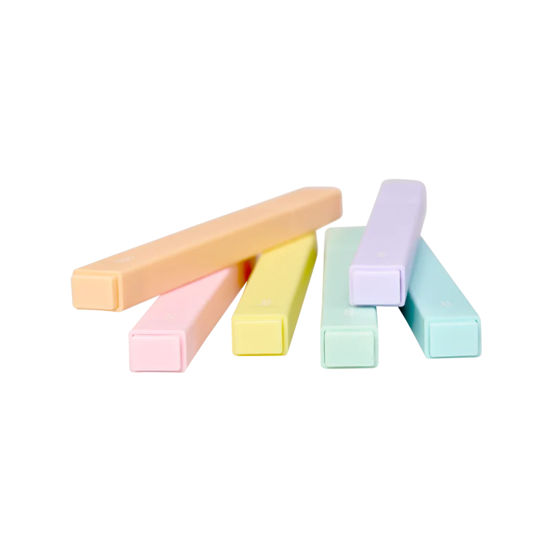 Ooly: geometryczne zakreślacze Color Block - Noski Noski