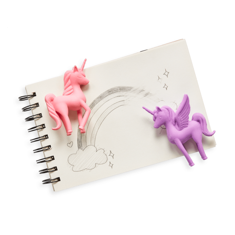 Ooly: gumki jednorożce Unicorn BFF - Noski Noski