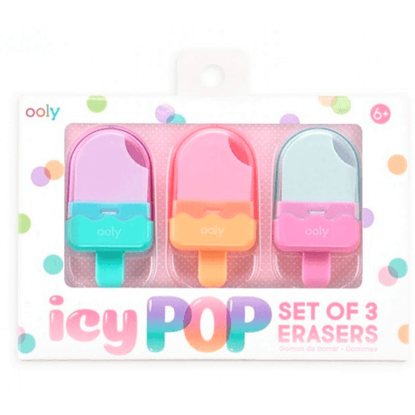 Ooly: gumki lody na patyku Icy Pop Erasers - Noski Noski
