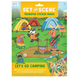 Ooly: kalkomania z naklejkami Let's go Camping Set the Scene - Noski Noski