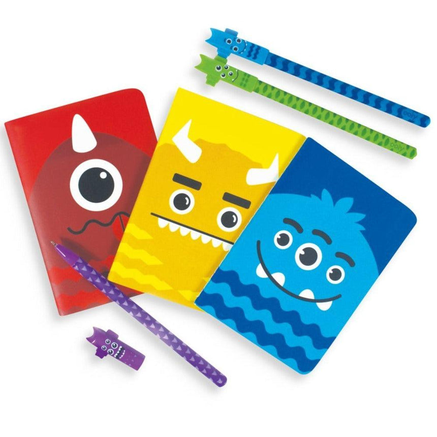 Ooly: mini notesy potworki Monsters Pocket Pal 8 szt. - Noski Noski