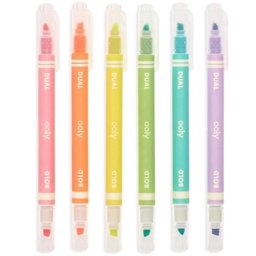 Ooly: neonowe flamastry Dual Neon Liners - Noski Noski