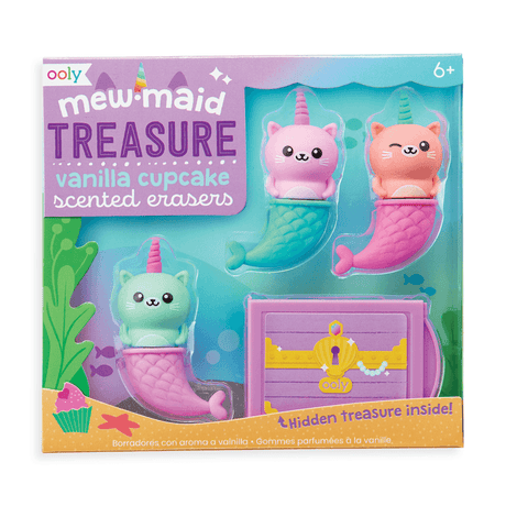 Ooly: pachnące gumki kocie syrenki Mew-Maid Treasure - Noski Noski