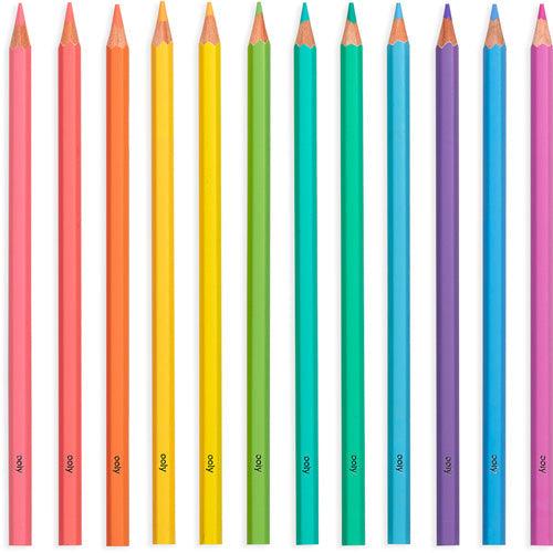 Ooly: pastelowe kredki ołówkowe Pastel Hues 12 el. - Noski Noski