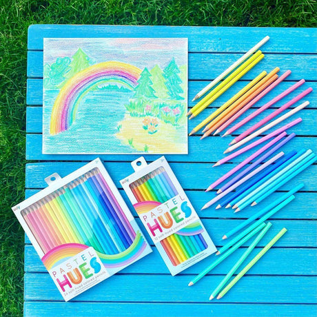 Ooly: pastelowe kredki ołówkowe Pastel Hues 24 el. - Noski Noski