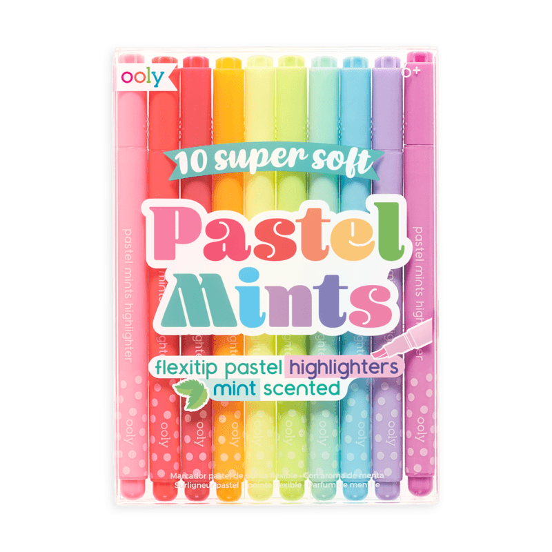 Ooly: pastelowe pachnące zakreślacze Pastel Mints Highlithers - Noski Noski