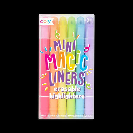 Ooly: pastelowe zmazywalne zakreślacze Mini Magic Liners - Noski Noski