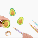 Ooly: temperówka i gumki Avokado Love - Noski Noski