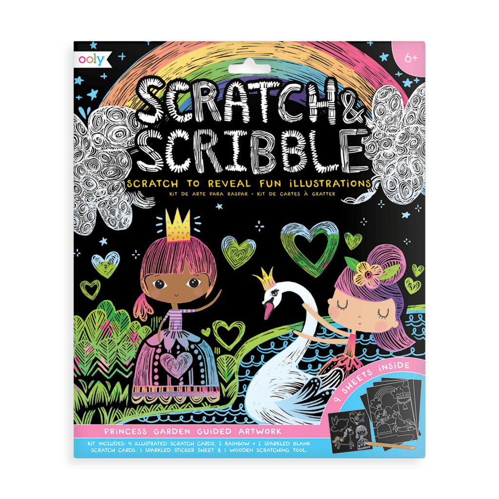 Ooly: wydrapywanka Scratch & Scribble - Noski Noski