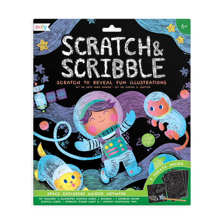 Ooly: wydrapywanka Scratch & Scribble - Noski Noski