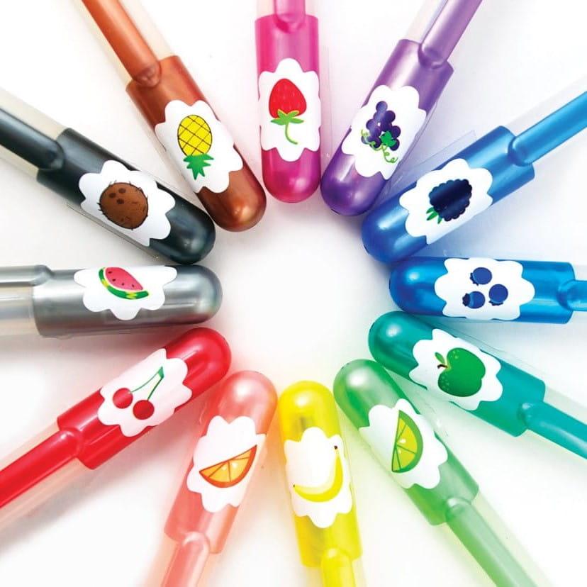Ooly: zapachowe brokatowe długopisy żelowe Yummy Yummy - Noski Noski