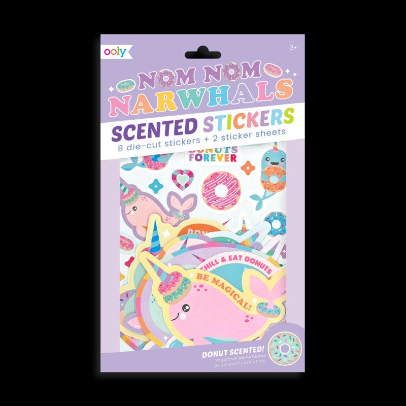 Ooly: zapachowe naklejki Nom Nom Narwhals - Noski Noski