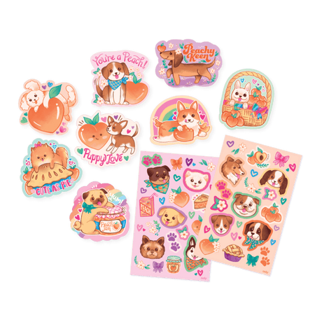 Ooly: zapachowe naklejki Puppies and Peaches - Noski Noski