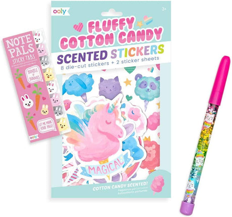 Ooly: zestaw prezentowy Fluffy Cotton Candy - Noski Noski