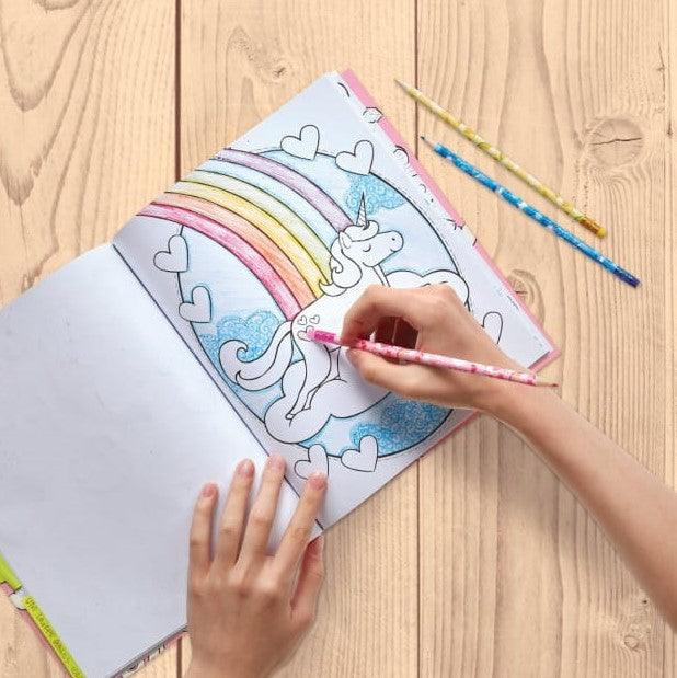 Ooly: zmazywalne kredki ołówkowe jednorożce Unique Unicorns - Noski Noski