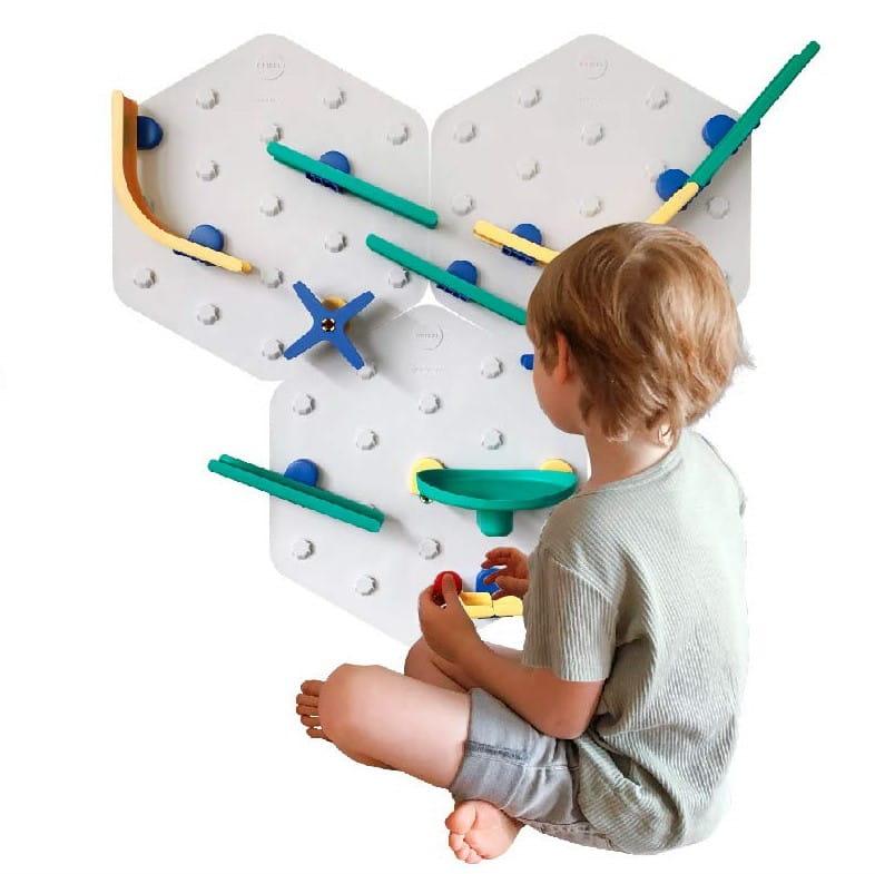 Oribel: podwójny kulodrom VertiPlay STEM Marble Run Crayon Edition - Noski Noski