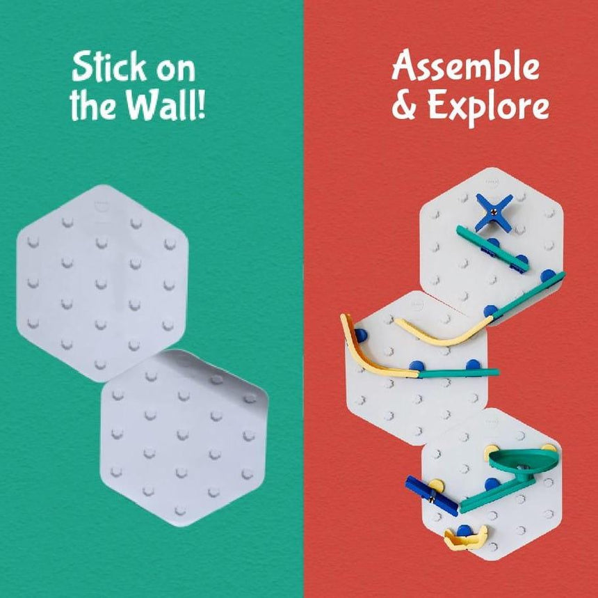 Oribel: podwójny kulodrom VertiPlay STEM Marble Run Crayon Edition - Noski Noski