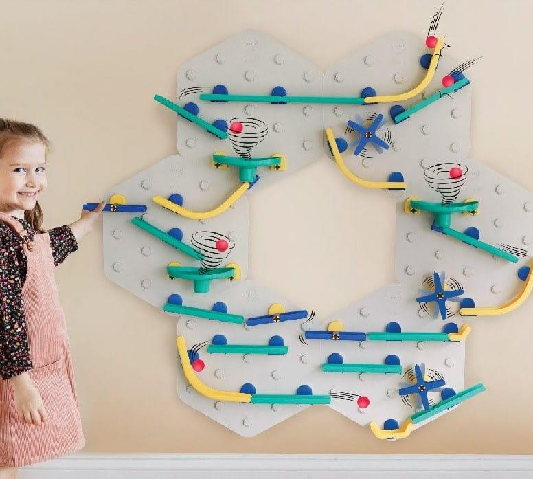 Oribel: podwójny kulodrom VertiPlay STEM Marble Run Crayon Edition - Noski Noski