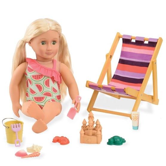 Our Generation: akcesoria plażowe dla lalki Day at the Beach - Noski Noski