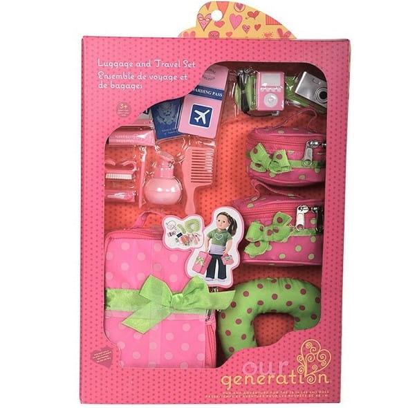 Our Generation: akcesoria podróżne dla lalki Luggage and Travel Set - Noski Noski