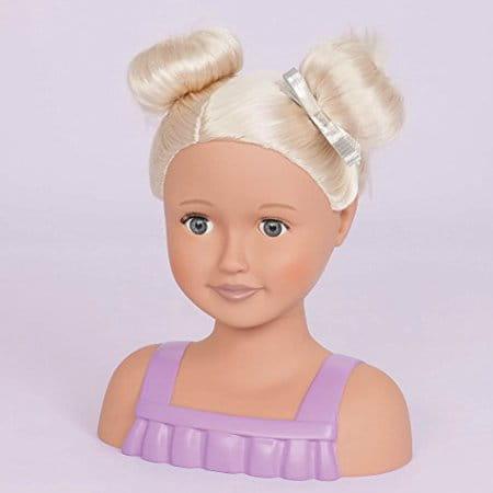 Our Generation: głowa lalki do fryzjerskich stylizacji Trista Doll Face - Noski Noski