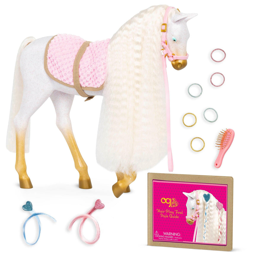 Our Generation: koń źrebak do czesania i stylizacji Andalusian 30 cm - Noski Noski