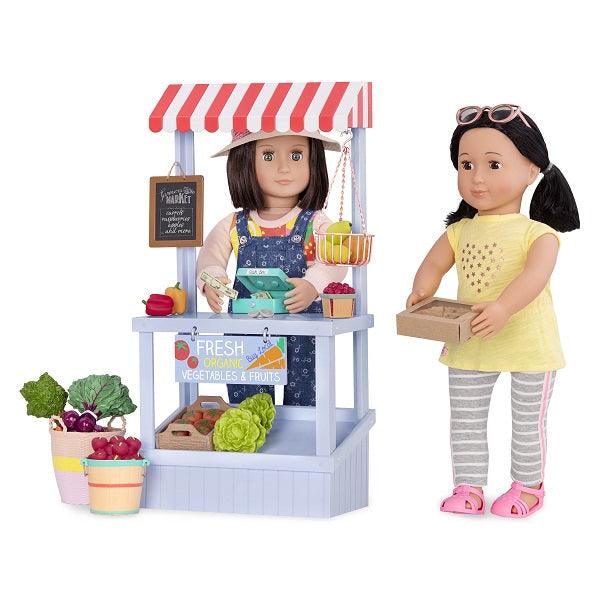 Our Generation: kram z warzywami Farmer’s Market Set - Noski Noski