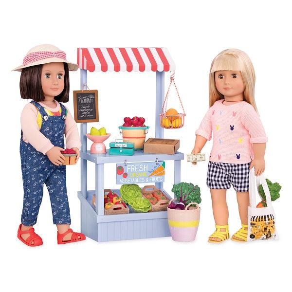 Our Generation: kram z warzywami Farmer’s Market Set - Noski Noski