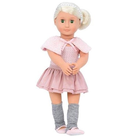Lalka baletnica Alexa 46 cm, idealna zabawka dla dziewczynek kochających taniec, z ruchomymi częściami i pięknym strojem.