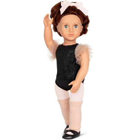 Lalka Our Generation Kiera Baletnica, 46 cm, miękki tułów, ruchome kończyny, idealna zabawka dla dziewczynek.