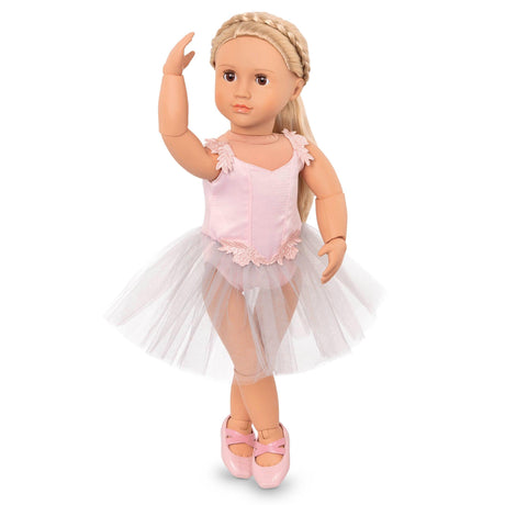 Our Generation: lalka baletnica z ruchomymi kończynami Erin 46 cm - Noski Noski