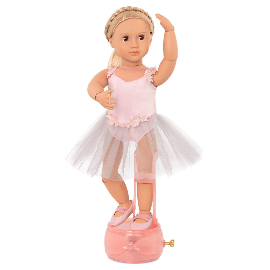 Our Generation: lalka baletnica z ruchomymi kończynami Erin 46 cm - Noski Noski