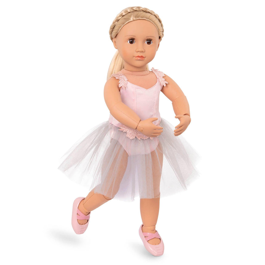Our Generation: lalka baletnica z ruchomymi kończynami Erin 46 cm - Noski Noski