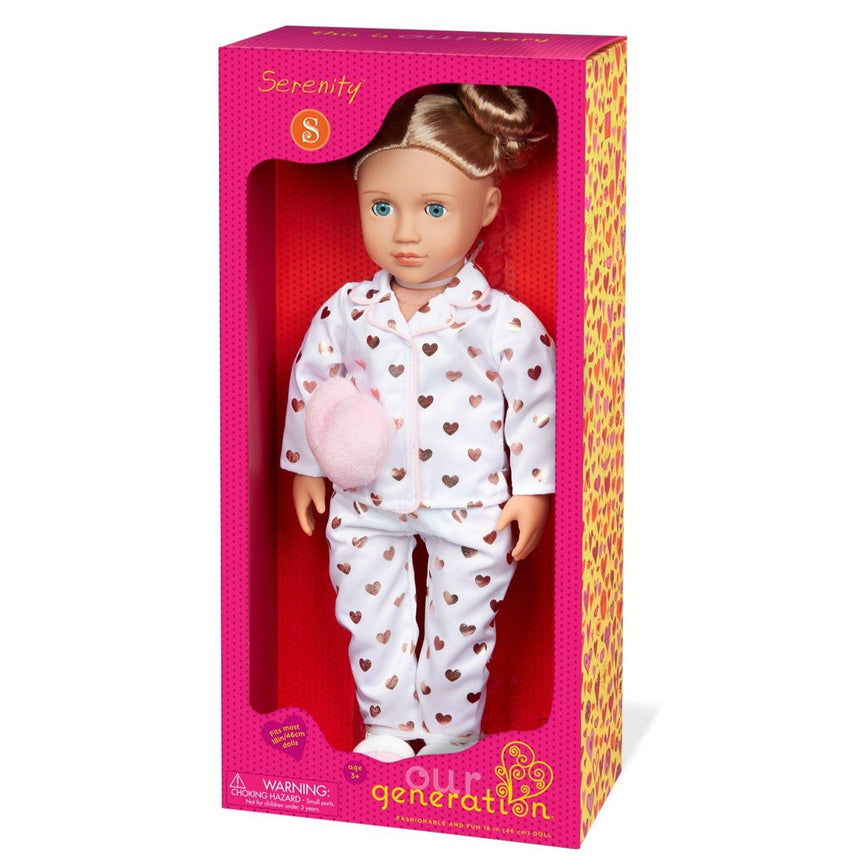 Our Generation: lalka piżamce Serenity 46 cm - Noski Noski