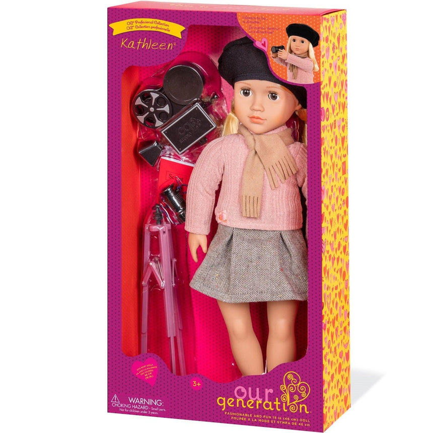 Our Generation: lalka reżyserka Katheleen 46 cm - Noski Noski