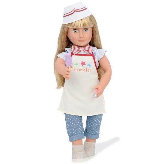 Our Generation: lalka sprzedawczyni lodów Lorelei 46 cm - Noski Noski
