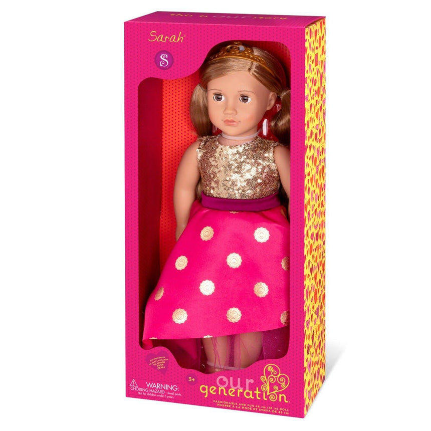 Our Generation: lalka w balowej kreacji Sarah 46 cm - Noski Noski