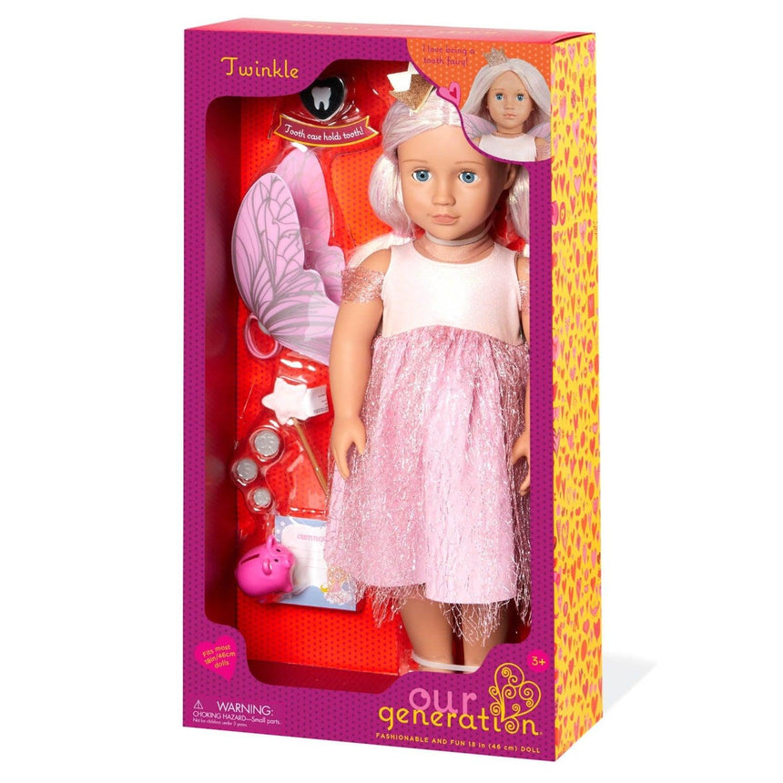 Our Generation: lalka wróżka zębuszka Twinkle 46 cm - Noski Noski